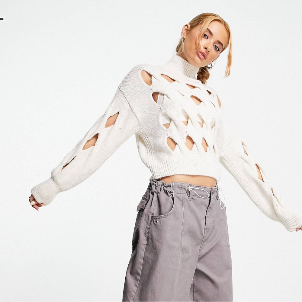Cut Out Sweater